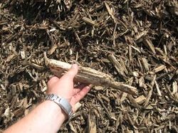 Barked technical firewood into wood chips €0