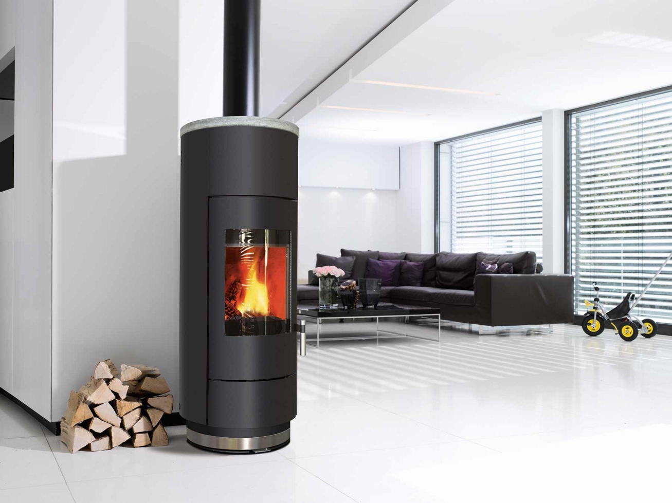 Pellet stoves combustion ashes